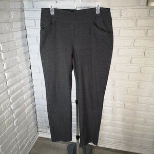 Perfect Stretch by Chico's Ladies Size 1.5 Short (Approx. 8-10 US) Dk Grey Pants